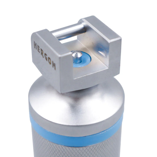 Mango Stubby Corto de Laringoscopio compatible con luz estándar Hergom Premium