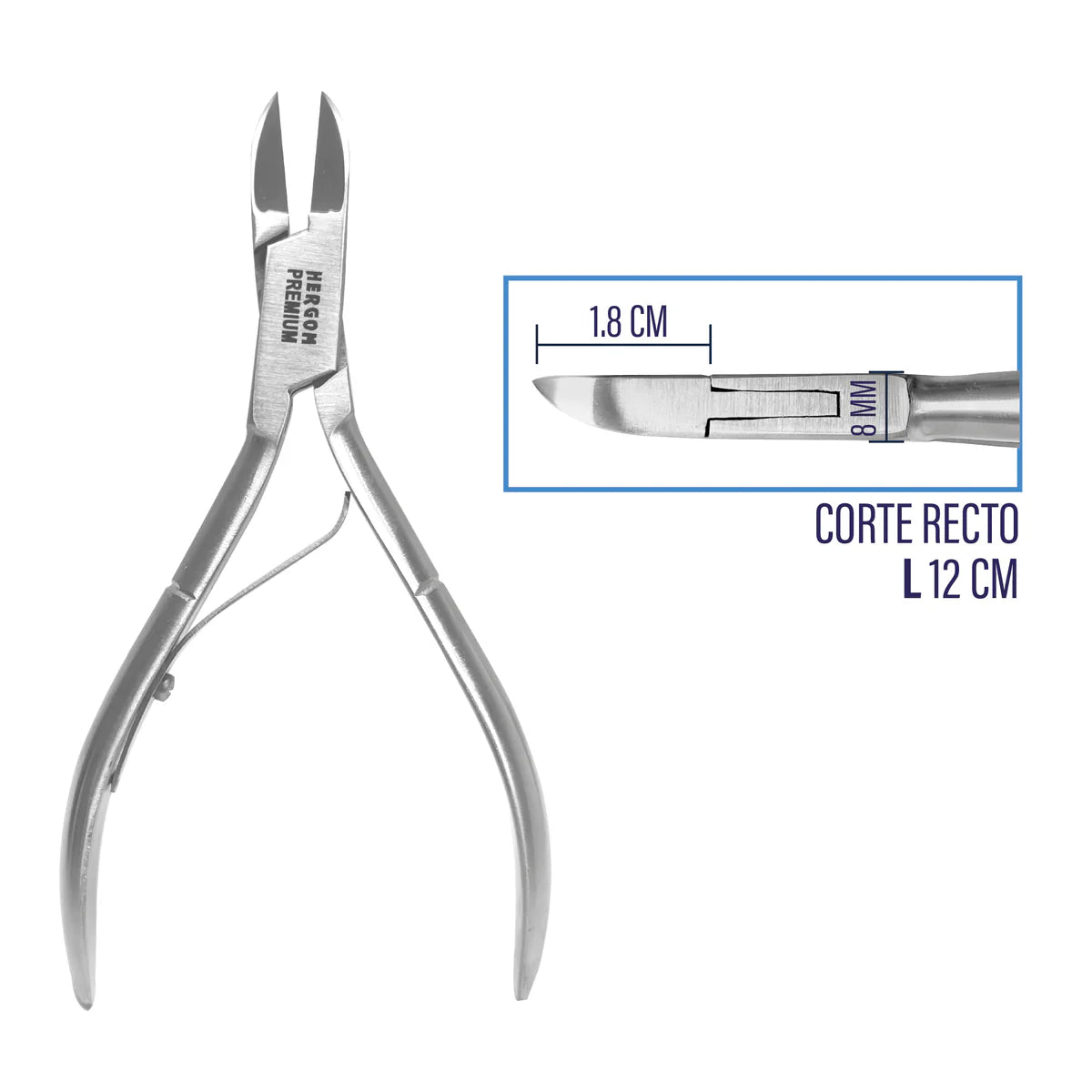 Alicata con Muelle Simple Hergom Medical | Acero inoxidable de alta calidad