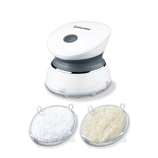Masajeador mini spa, peeling, masaje impermeable y accesorio de exfoliación Marca Beurer