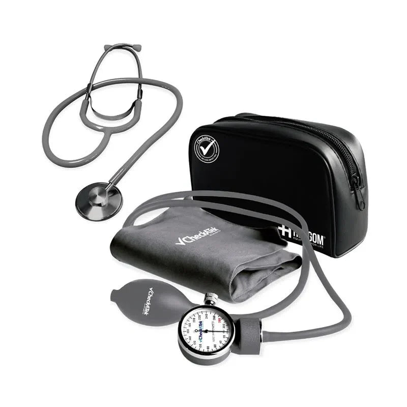 Kit de Baumanómetro + estetoscopio básico - Marca Checkatek