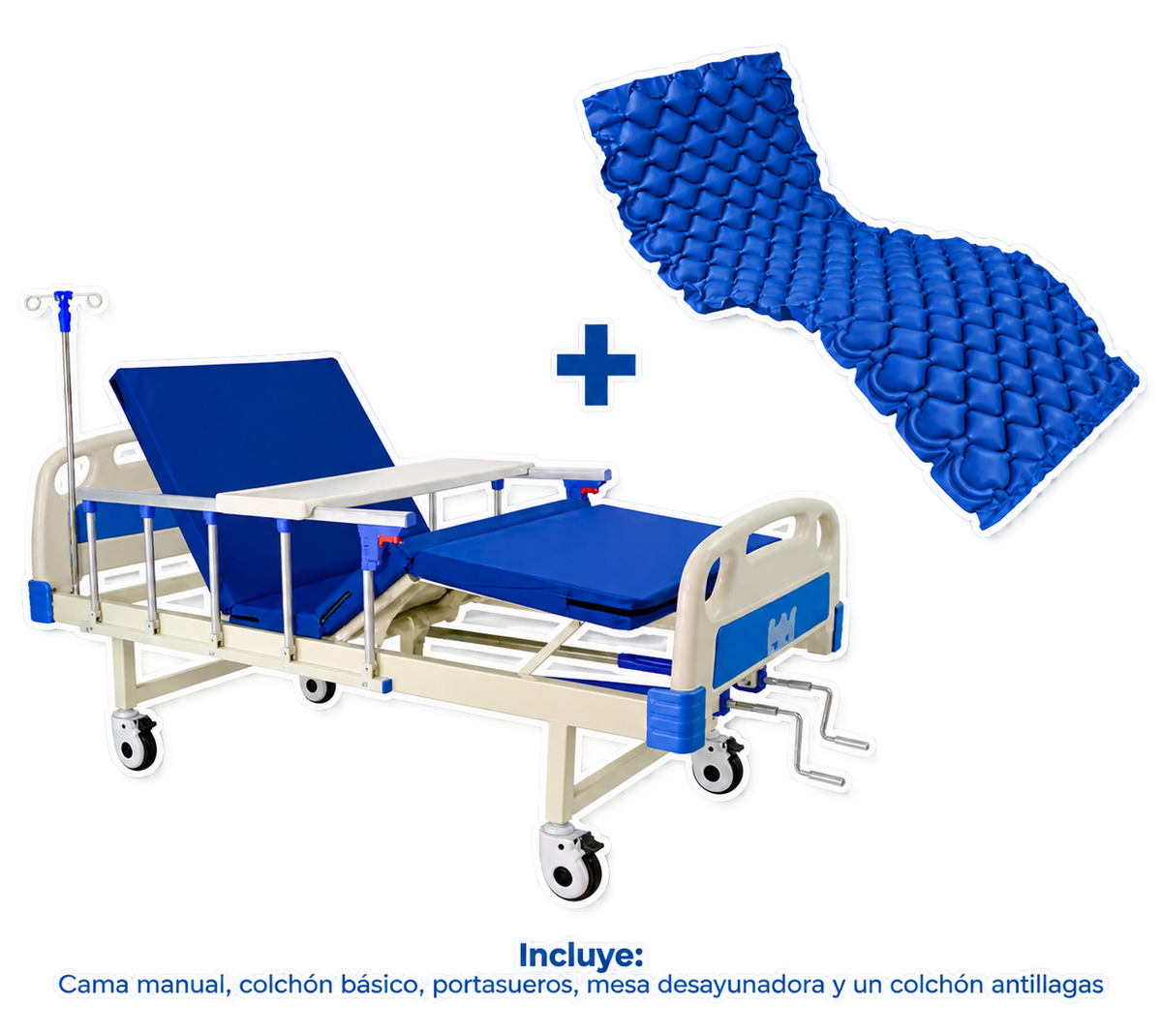 Cama hospitalaria de lujo todo incluido y Colchón Antillagas