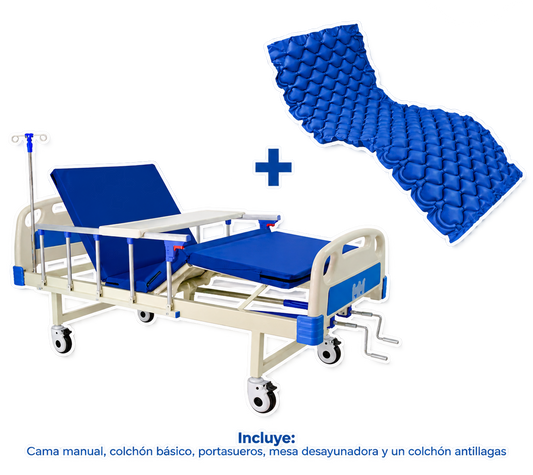 Cama hospitalaria de lujo todo incluido y Colchón Antillagas