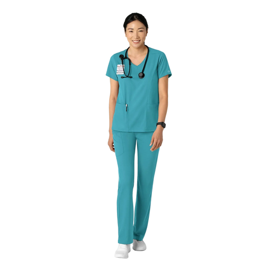 Scrub Médico repelente a liquidos, de filipina con pantalón jogger, para Mujer | Marca Wink Colección Boundless