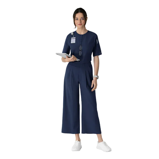 Scrub Uniforme Médico con Filipina Hanley y corte Cropped Renew | Marca Wink
