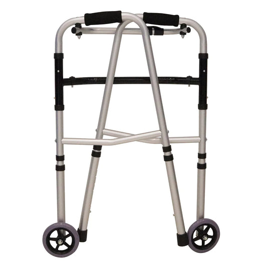 Andadera desmontable y plegable de aluminio muy resistente y ajustable - Marca Handy