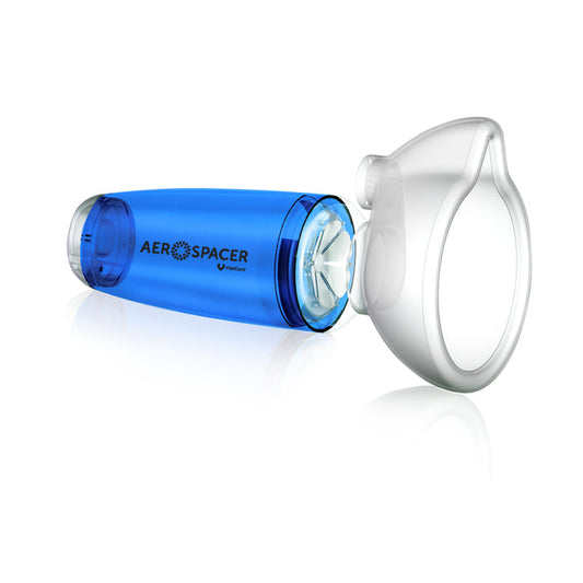 Aerocámara Premium Aerospacer con Mascarilla y Boquilla – Adulto