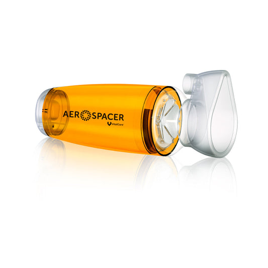 Aerocámara Premium Aerospacer con Mascarilla y Boquilla – Lactante