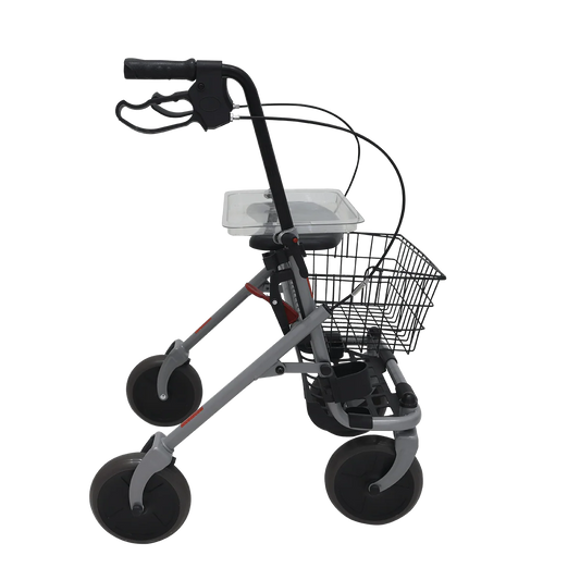 Andadera de acero con estructura con recubrimiento en polvo - Marca Handy