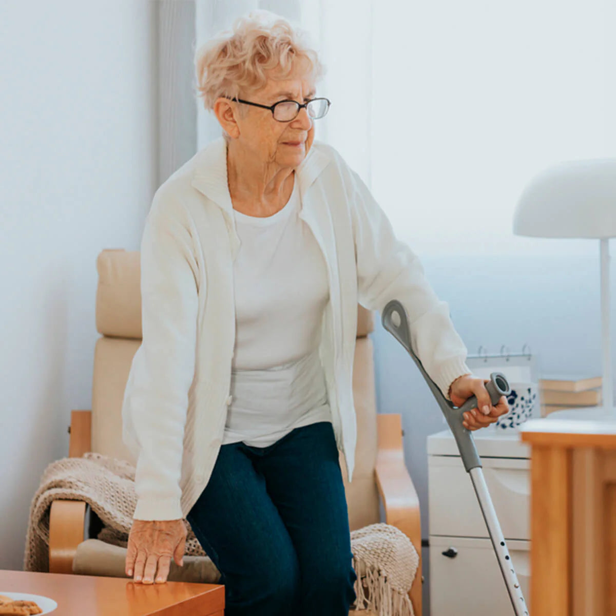 Bastón Canadiense de Estilo Europeo / Muletas Canadiense Marca Handy