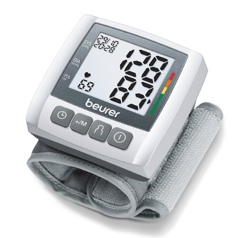 Kit de Baumanómetro Digital de Muñeca BC30 con Termómetro Clínico Digital FT09 Marca Beurer
