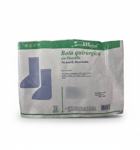 Bota Quirúrgica Desechable - Marca Sensimedical 25 Piezas