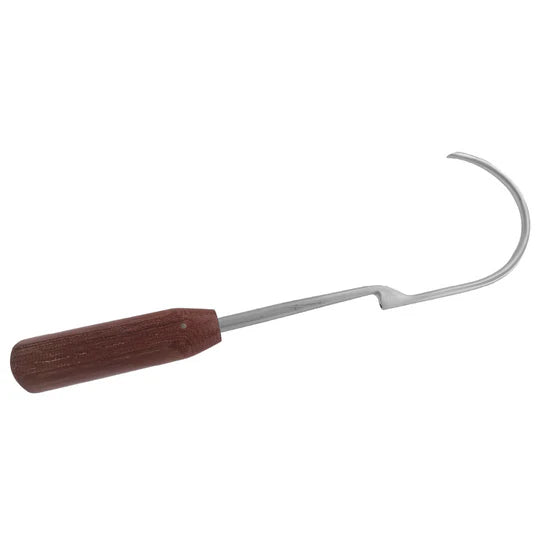 Pasa Alambre con Mango de Madera Hergom Premium | Acero inoxidable Alemán de alta calidad