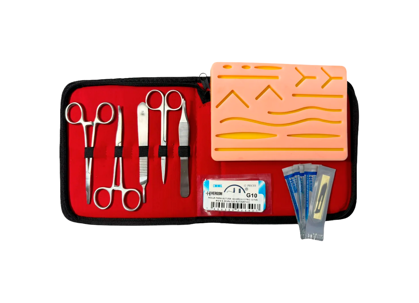 Kit de Sutura de 23 Piezas | Marca Hergom Silvery