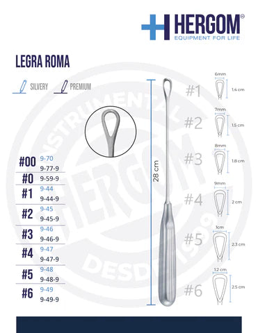 Legra Hergom Medical | Instrumento Quirúrgico de Acero inoxidable de alta calidad