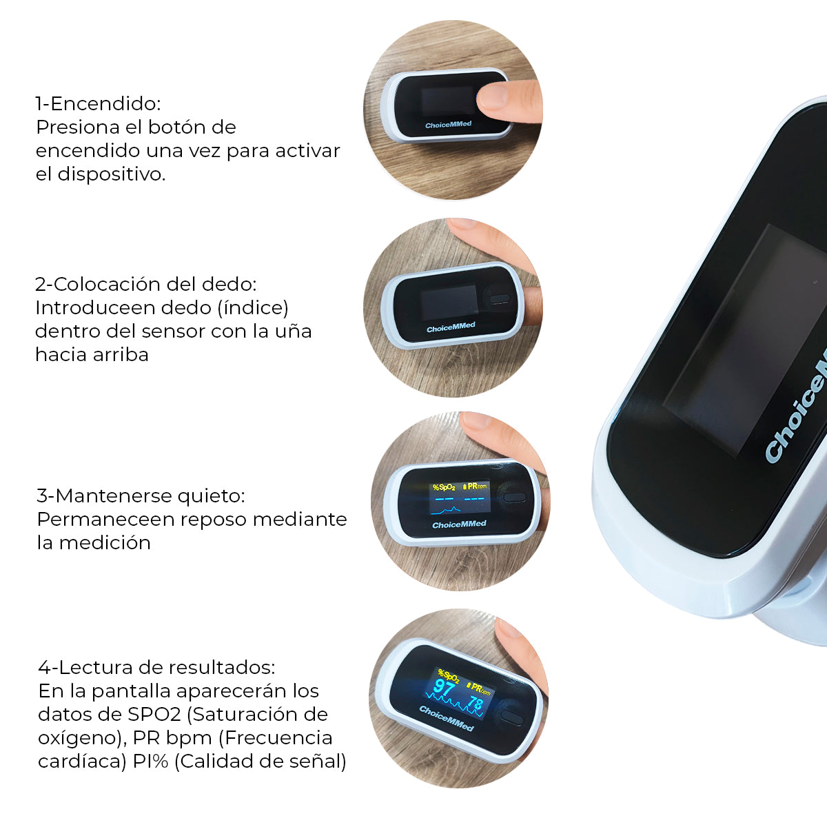 Oxímetro de Pulso ChoiceMMed