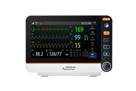 Monitor Veterinario Portátil de Signos Vitales VETAL3V Edición Naranja 🟠 - Marca Mindray HERGOM MEDICAL