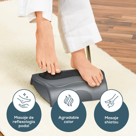 Masajeador de pies tipo Shiatsu con función de calor por infrarrojo, función de reflexología podal Marca Beurer