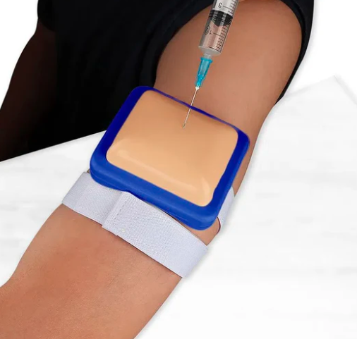 Pad de sutura de 3 capas de silicón para práctica con brazalete PS2