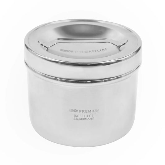 Torundero de acero inoxidable de 500ml - Marca Hergom Medical