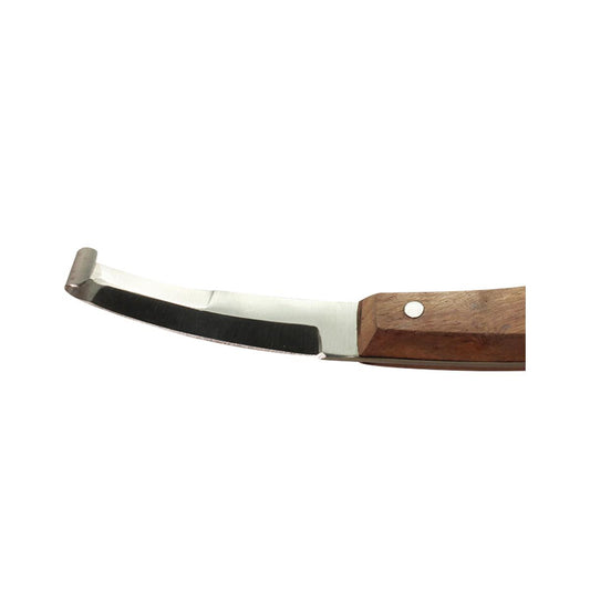 CUCHILLO VETERINARIO PARA CASCOS, MANO IZQUIERDA, 20 CMS DE ANCHO