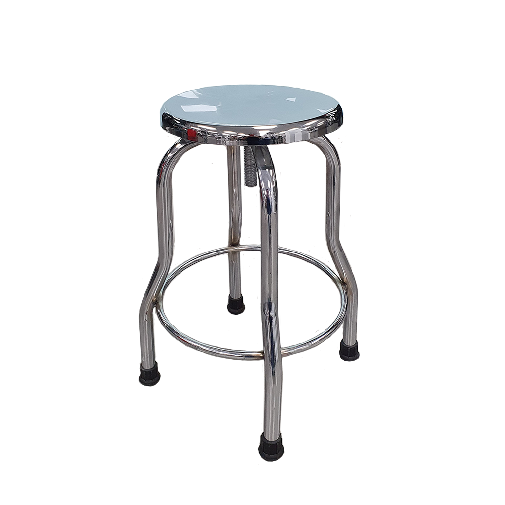 Banco Giratorio Cromado