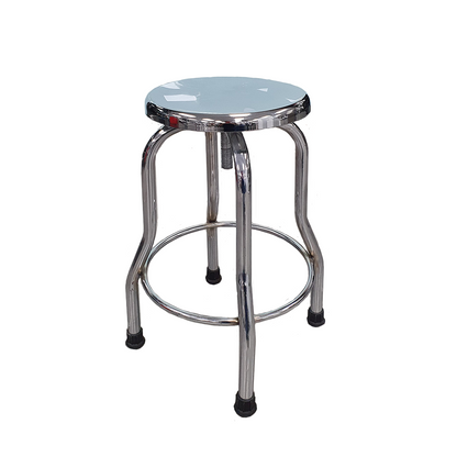 Banco Giratorio Cromado