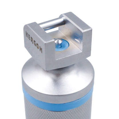 Mango Stubby Corto de Laringoscopio compatible con luz estándar Hergom Premium