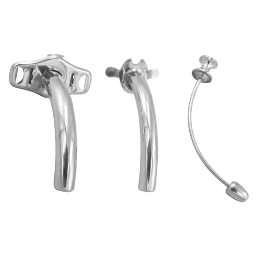 Cánula Jackson Hergom Medical | Acero inoxidable laminado en plata