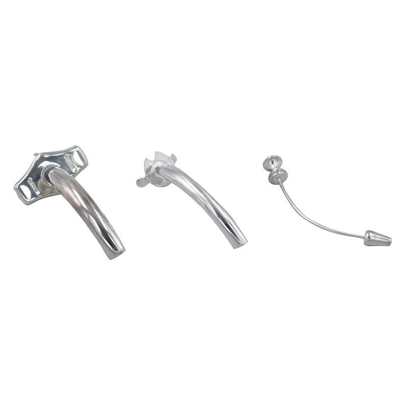 Cánula Jackson Hergom Medical | Acero inoxidable laminado en plata
