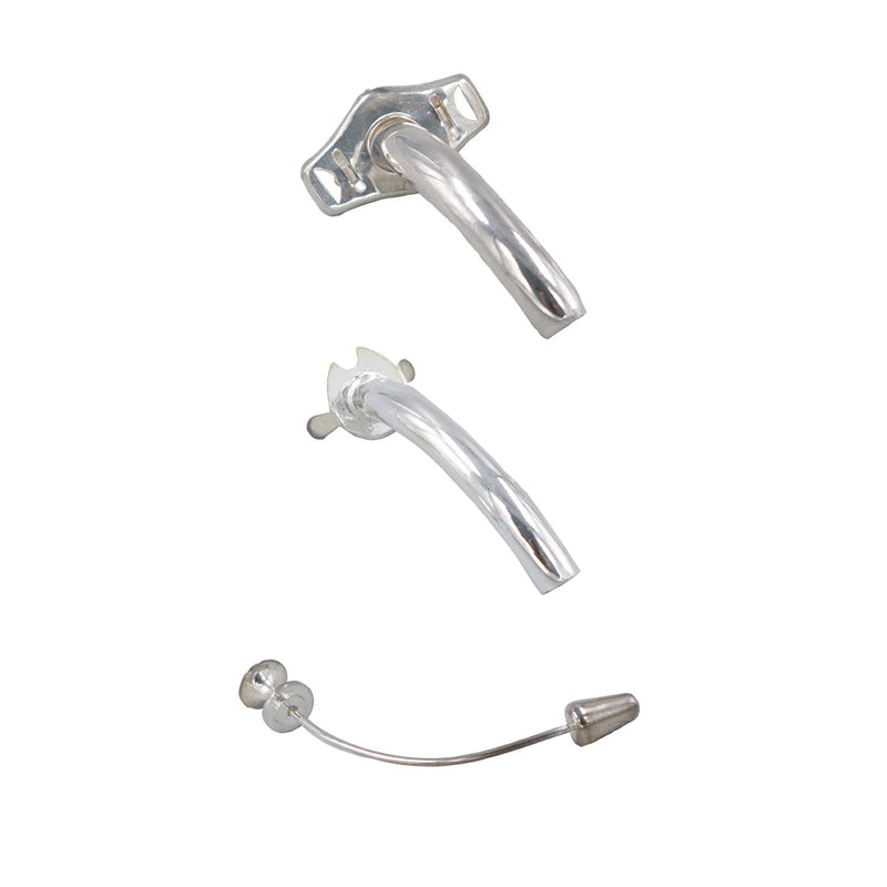 Cánula Jackson Hergom Medical | Acero inoxidable laminado en plata