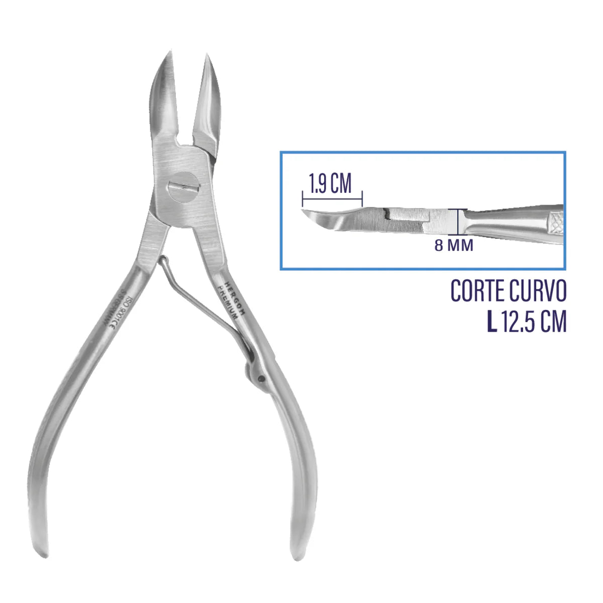 Alicata con Muelle Simple Hergom Medical | Acero inoxidable de alta calidad