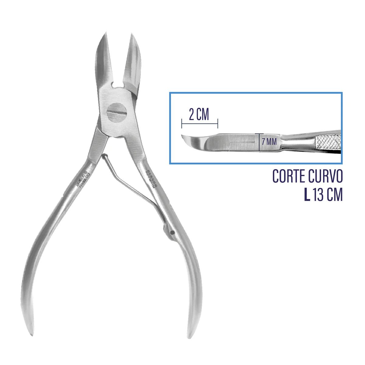 Alicata con Muelle Simple Hergom Medical | Acero inoxidable de alta calidad