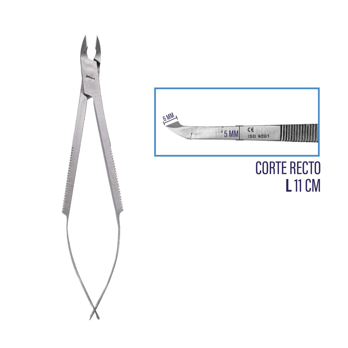 Alicata de Cutícula Castroviejo Hergom Medical | Acero inoxidable de alta calidad