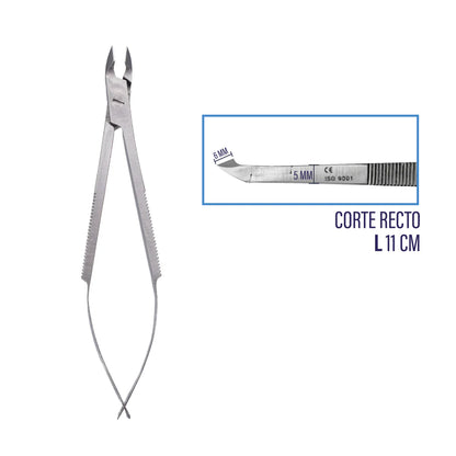 Alicata de Cutícula Castroviejo Hergom Medical | Acero inoxidable de alta calidad