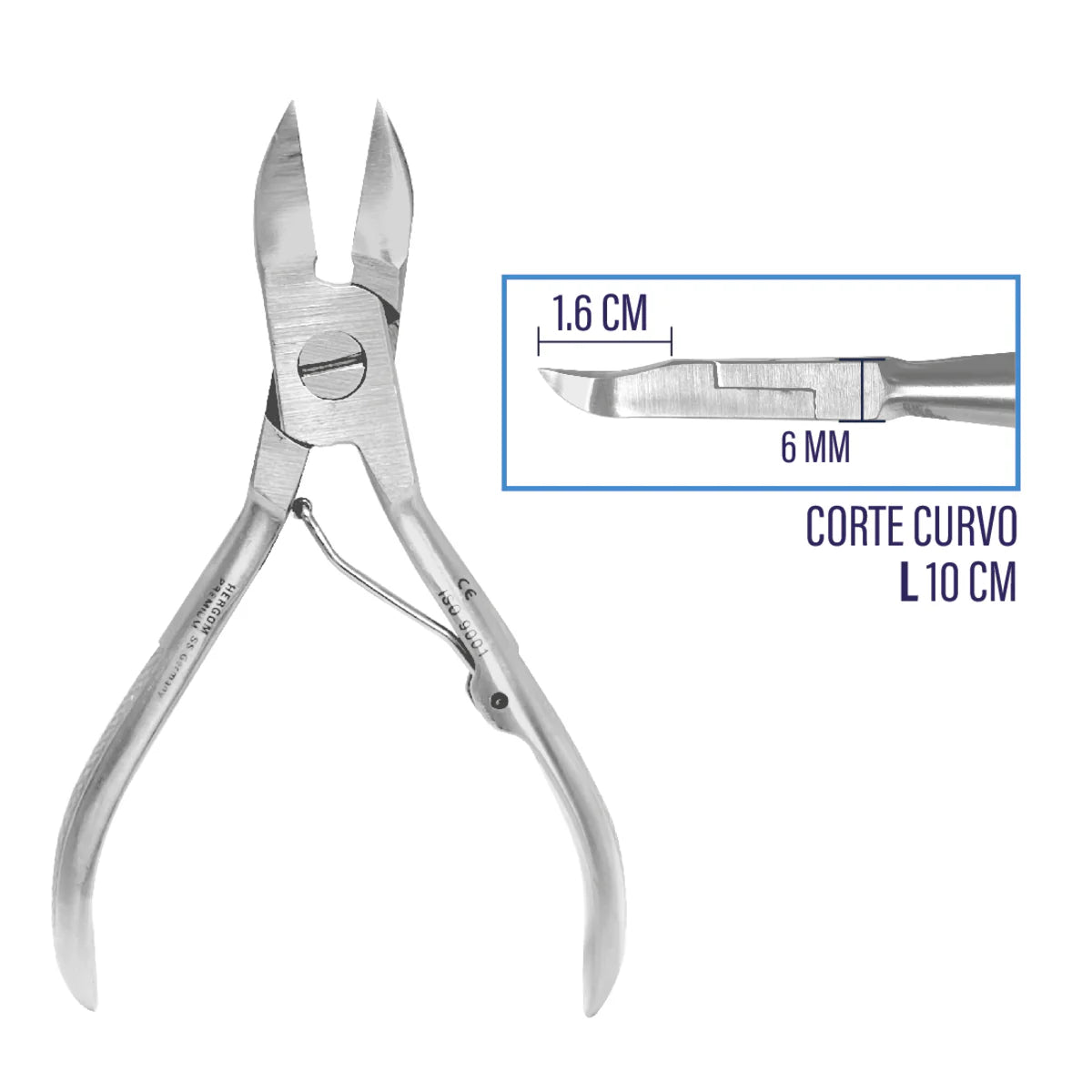 Alicata con Muelle Simple Hergom Medical | Acero inoxidable de alta calidad