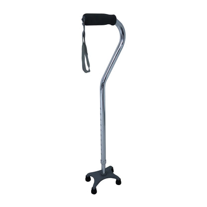 Bastón con 4 patas cromado - Marca Handy