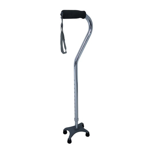 Bastón con 4 patas cromado - Marca Handy