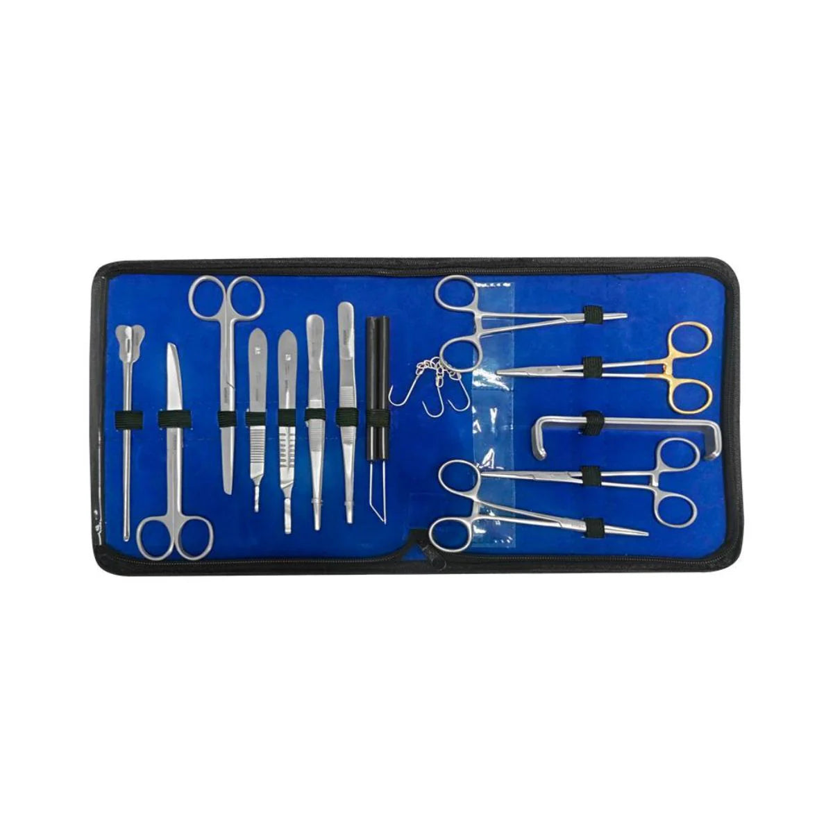 Estuche de disección de 16 piezas Hergom Premium | Acero inoxidable Alemán de alta calidad