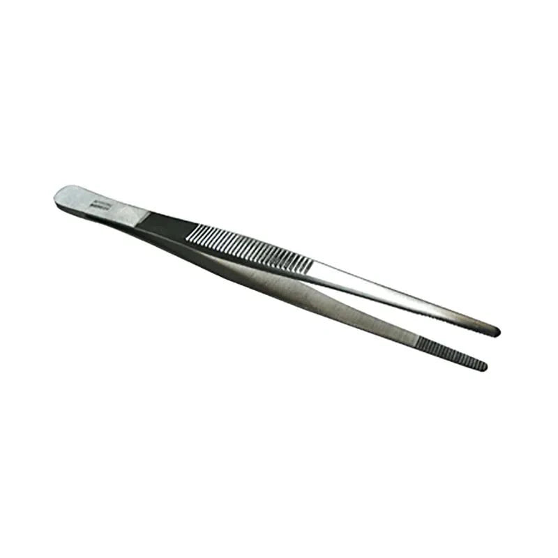 Pinza Recta de Disección de Acero Inoxidable | Hergom Medical