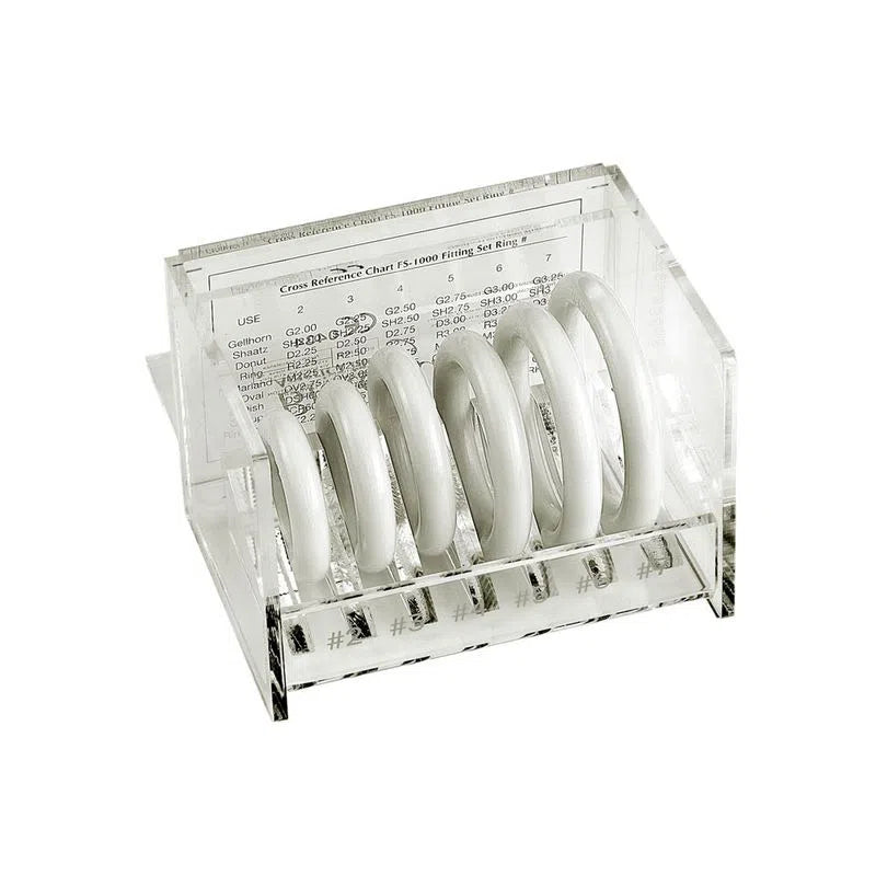 Kit de medición para pesario con anillos sin soporte y (6 pzas) - Marca MedGyn