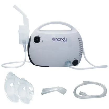 Nebulizador de pistón vertical con mascarillas, para uso ambiental o personal para niño/adulto - Marca Handy
