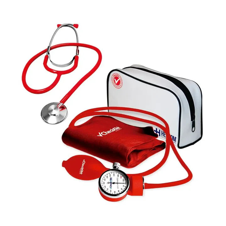 Kit de Baumanómetro + estetoscopio básico - Marca Checkatek