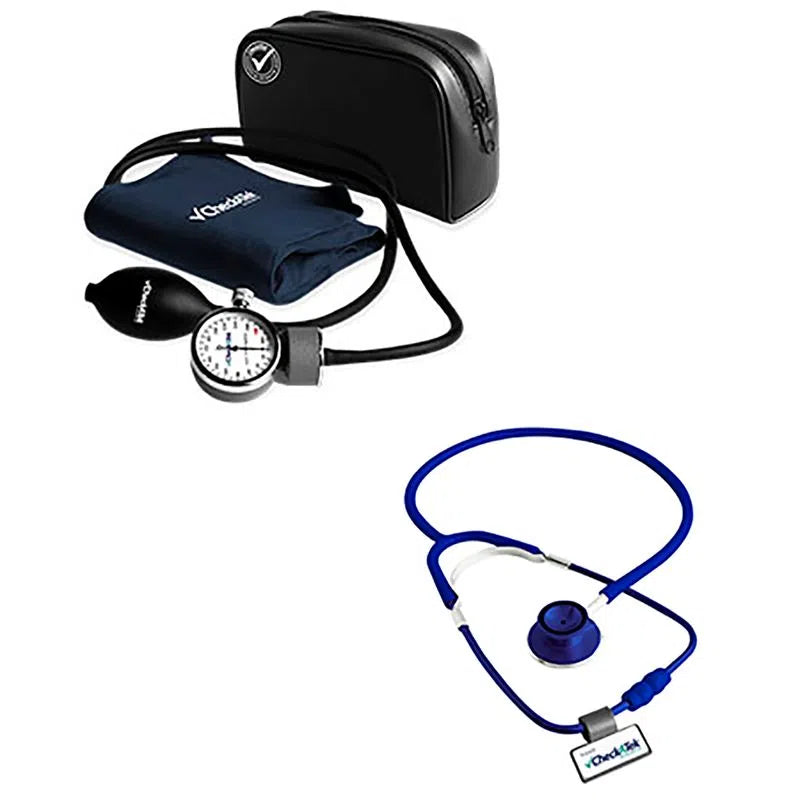 Kit de Baumanómetro + estetoscopio campana doble - Marca Checkatek