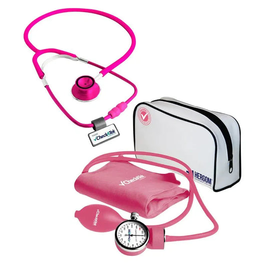 Kit de Baumanómetro + estetoscopio campana doble - Marca Checkatek