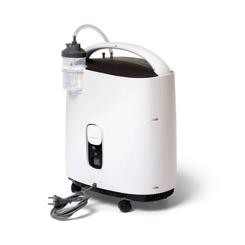 Concentrador de oxígeno de 5 litros por minuto de grado médico con función de nebulizador, silencioso marca Yuwell