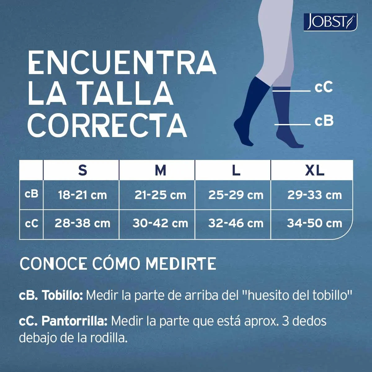 JOBST® CASUAL PATTERN Rodilla - El Doctorcito