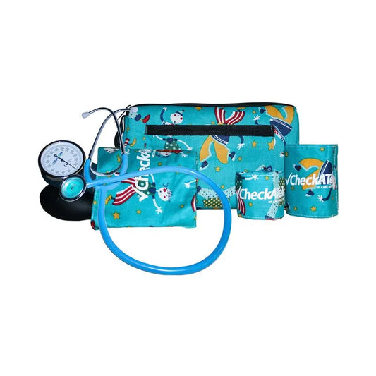 Set pediátrico de Baumanómetro con 3 brazaletes para uso pediátrico, infantil y neonatal - Marca Checkatek