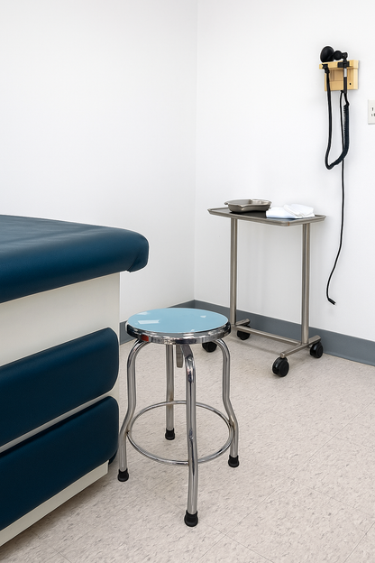 Banco Giratorio Cromado