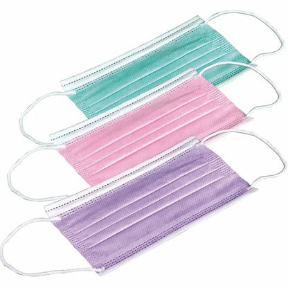 Cubrebocas 3 Pliegos Elástico Color full