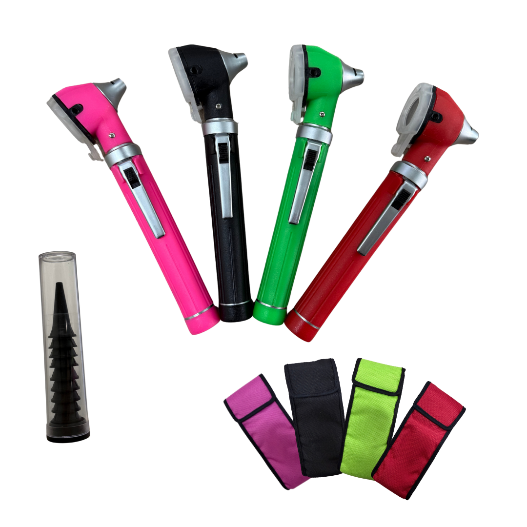 Otoscopio con Luz Led y Fibra Optica